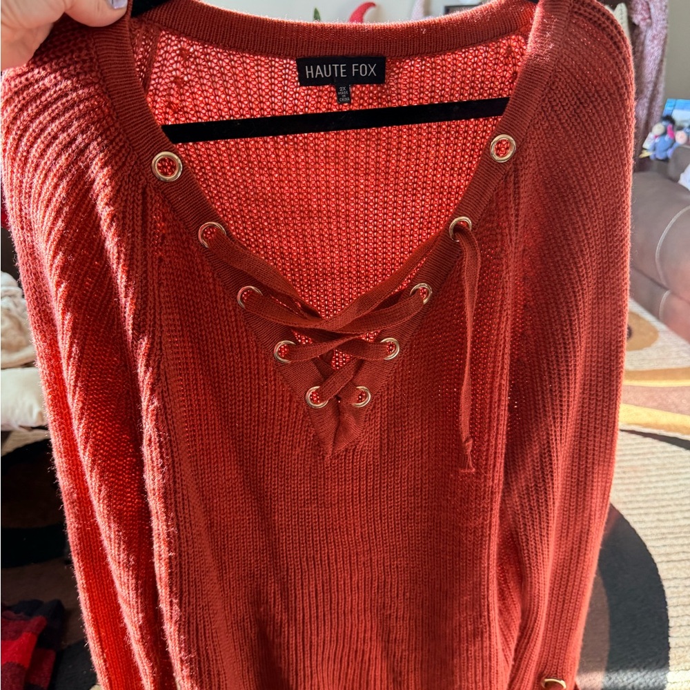 Women's Rust Sweater
